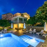 In Okrug Gornji With Sea View, Terrace, Air Conditioning, Wifi 3436-2 아파트 *