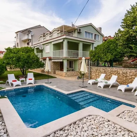 公寓 In Okrug Gornji With Sea View, Terrace, Air Conditioning, Wifi 3436-2 *