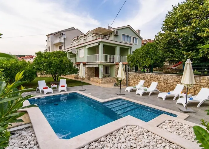 公寓 In Okrug Gornji With Sea View, Terrace, Air Conditioning, Wifi 3436-2 *