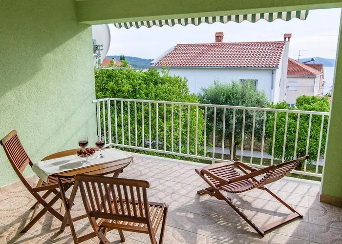 Appartement In Okrug Gornji With Sea View, Terrace, Air Conditioning, Wifi 3436-2 Trogir